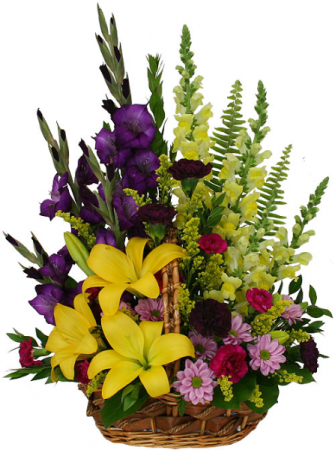 Sympathy Garden Basket 