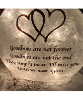 Sympathy Gifts Electric Light, Flowers are custom added per budget
