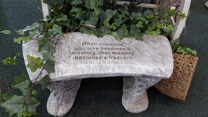 Stone Rememberance Benches 