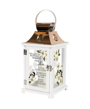 Sympathy Lantern 13.5 x 6.5 x 6.5" 