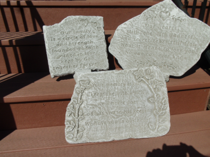 Sympathy memorial stones Sympathy