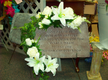 Sympathy Stone with silks bordering  