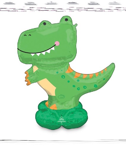 T-rex dinosaur Balloon, inflated 4.5 feet high Giant Balloon