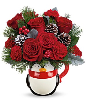 T23X500 Send a hug North Pole Keepsake Vase