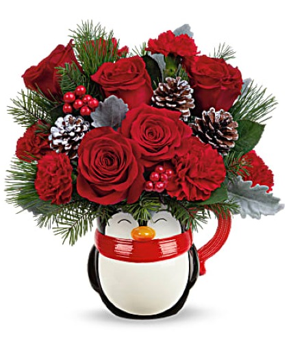 T23X500 Send a hug North Pole Keepsake Vase