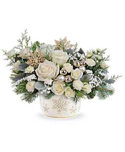 T24X110 Starry Snowflakes Keepsake Vase