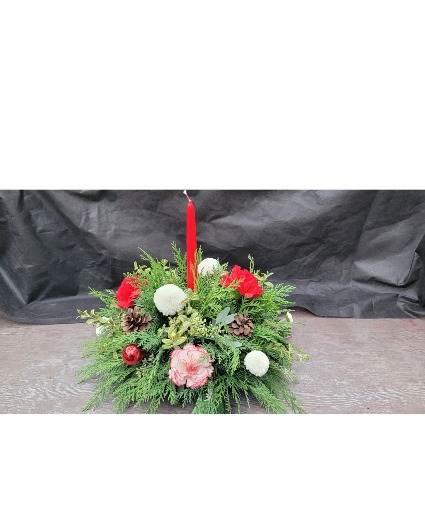 Table Center Piece with 1 Candle 