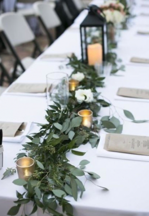 Table runner decor  Reception 