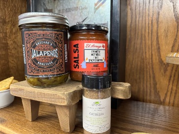 Taco 'Bout Flavor Bundle  We've Bundled everything up for dad to have a taco night worth bragging about- jalapenos, carnitas seasoning, and salsa all in one delicious package. in Canon City, CO | TOUCH OF LOVE FLORIST AND WEDDINGS