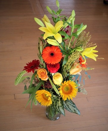 Tall and Fall Fall Arrangement in Houston, TX | Village Greenery & Flowers