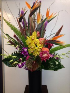 Tall Tropical Arrangement 