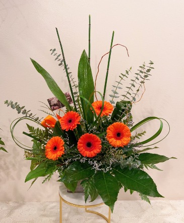 Tangerine Bliss Arrangement in Winnipeg, MB | CHARLESWOOD FLORISTS