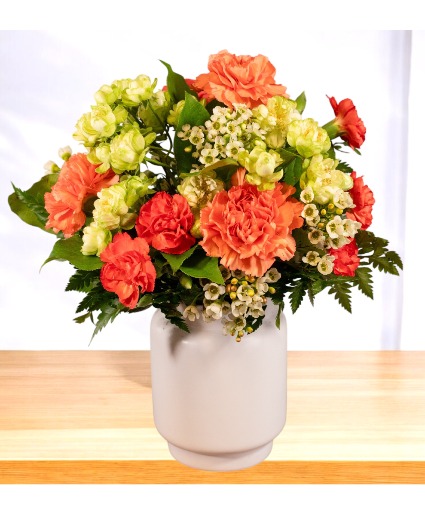 Tangerine Dream  Ceramic Vase Arrangement