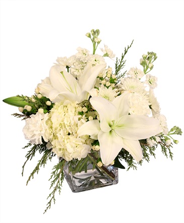 Tasteful Pearl Vase Arrangement in Bozeman, MT | BOUQUETS AND MORE