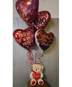Te Amo Balloon Bouquet  