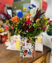 TEA PARTY POSY ROYAL ARRANGEMENT