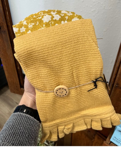 Tea Towel Set Yellow 