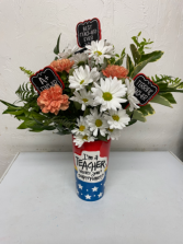 Teacher vase  Mixed bouquet 