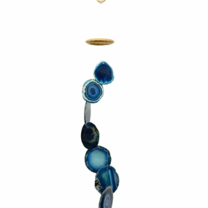 Teal Agate Windchimes Agate Windchime