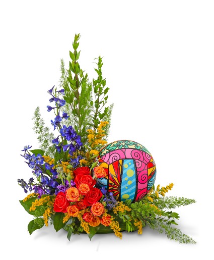 Tears in Heaven Personalized Design Flower Arrangement