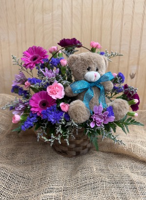 Teddy Bear & Blooms WOODBURY'S ORIGINAL