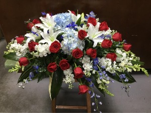 Distinguished Service Casket Spray