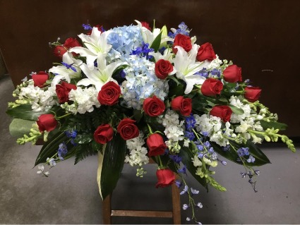 Distinguished Service Casket Spray