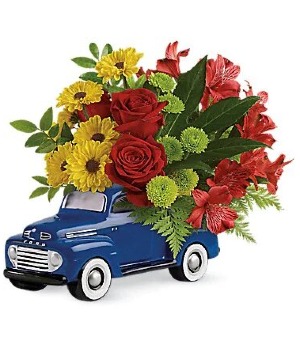 T16F105 Glory Days Ford Keepsake Vase