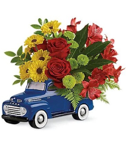 T16F105 Glory Days Ford Keepsake Vase