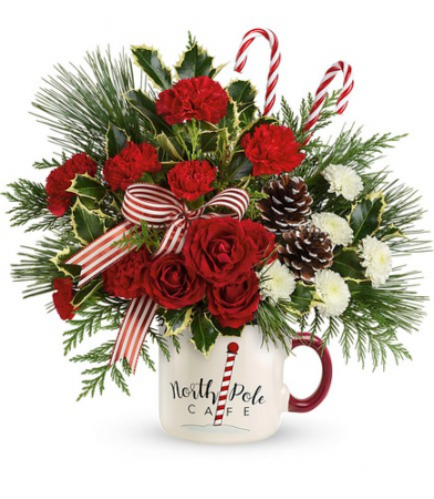 Teleflora North Pole Cafe Ceramic Mug
