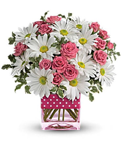 Teleflora Polka Dots and Posies 