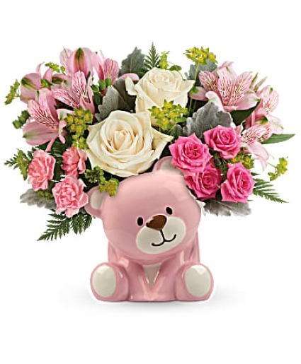 Teleflora Precious Pink Bear 