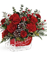 Teleflora Vintage Sleigh Ride Bouquet  