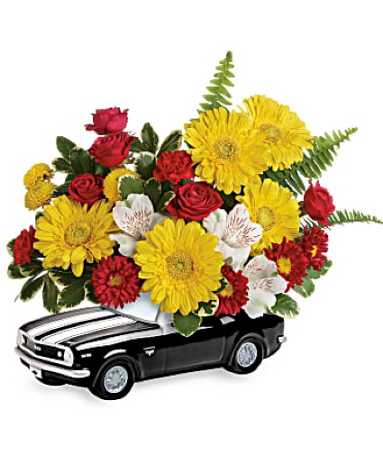 Teleflora's '67 Chevy Camaro Bouquet 