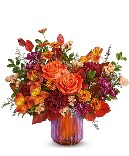 Teleflora's Amber Glow Bouquet Flower Arrangement