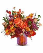 Teleflora's Amber Glow Bouquet Flower Arrangement