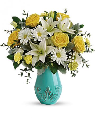 Teleflora's Aqua Dream Bouquet bouquet