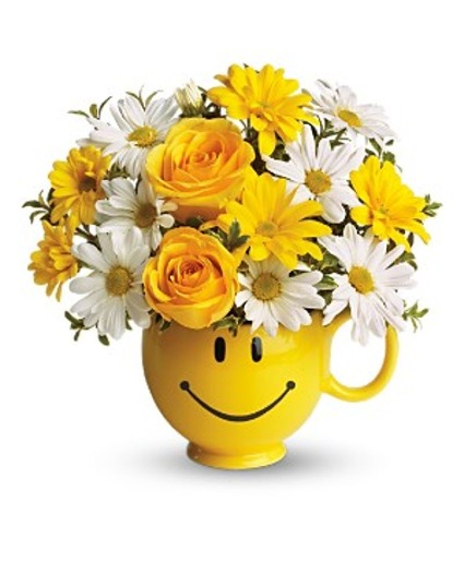 Teleflora's Be Happy Bouquet with Roses Everyday 
