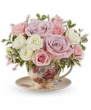 Teleflora's Blossoming Petals Keepsake Arrangement