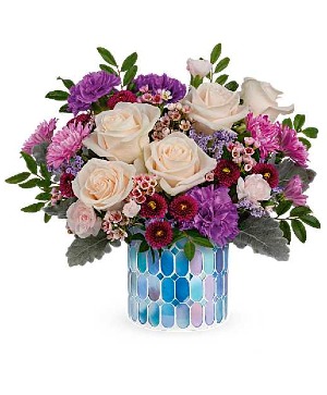 Teleflora's Blue Beauty Bouquet 