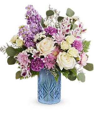 Teleflora's Blue Bliss Bouquet 