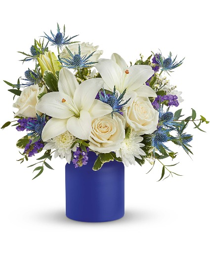 Teleflora's Blue Harmony Bouquet 