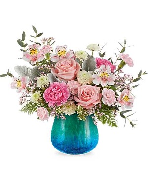 Teleflora's Blue Hues Bouquet Spring Arrangement 