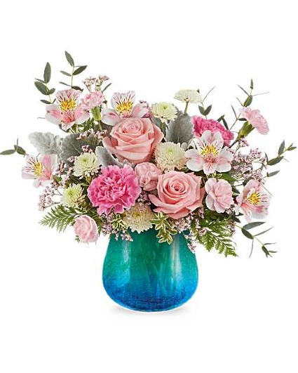 Teleflora's Blue Hues Bouquet Spring Arrangement 