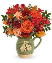 Teleflora's Charming Acorn Artisan Pitcher