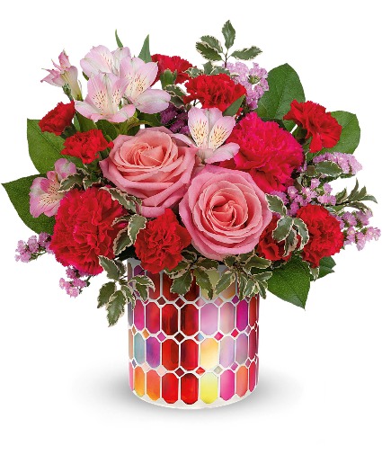 Teleflora's Charming Mosaic T23V300A  Bouquet