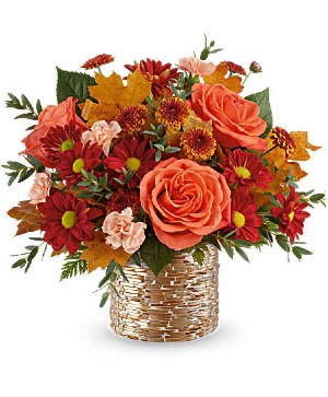 Teleflora's Chic Copper Floral Arrangement