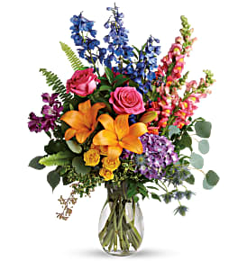 Teleflora's Colors of The Rainbow Bouquet Fresh Flowers