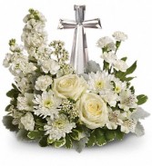 Crystal Cross Fresh Bouquet