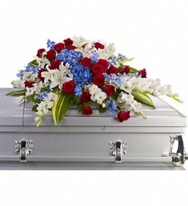 Teleflora's Distinguished Service  Casket Spray